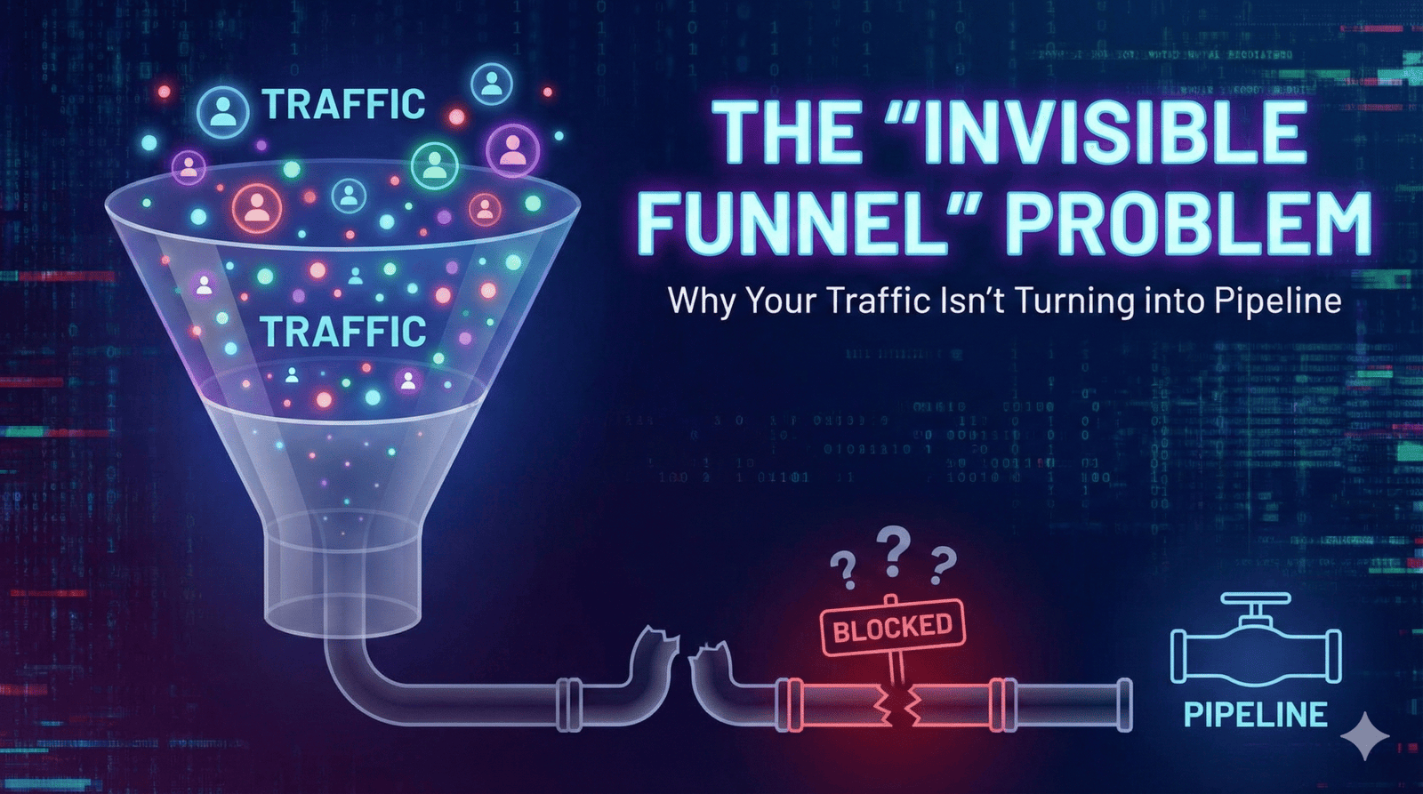 The “Invisible Funnel” Problem: Why Your Traffic Isn’t Turning into Pipeline